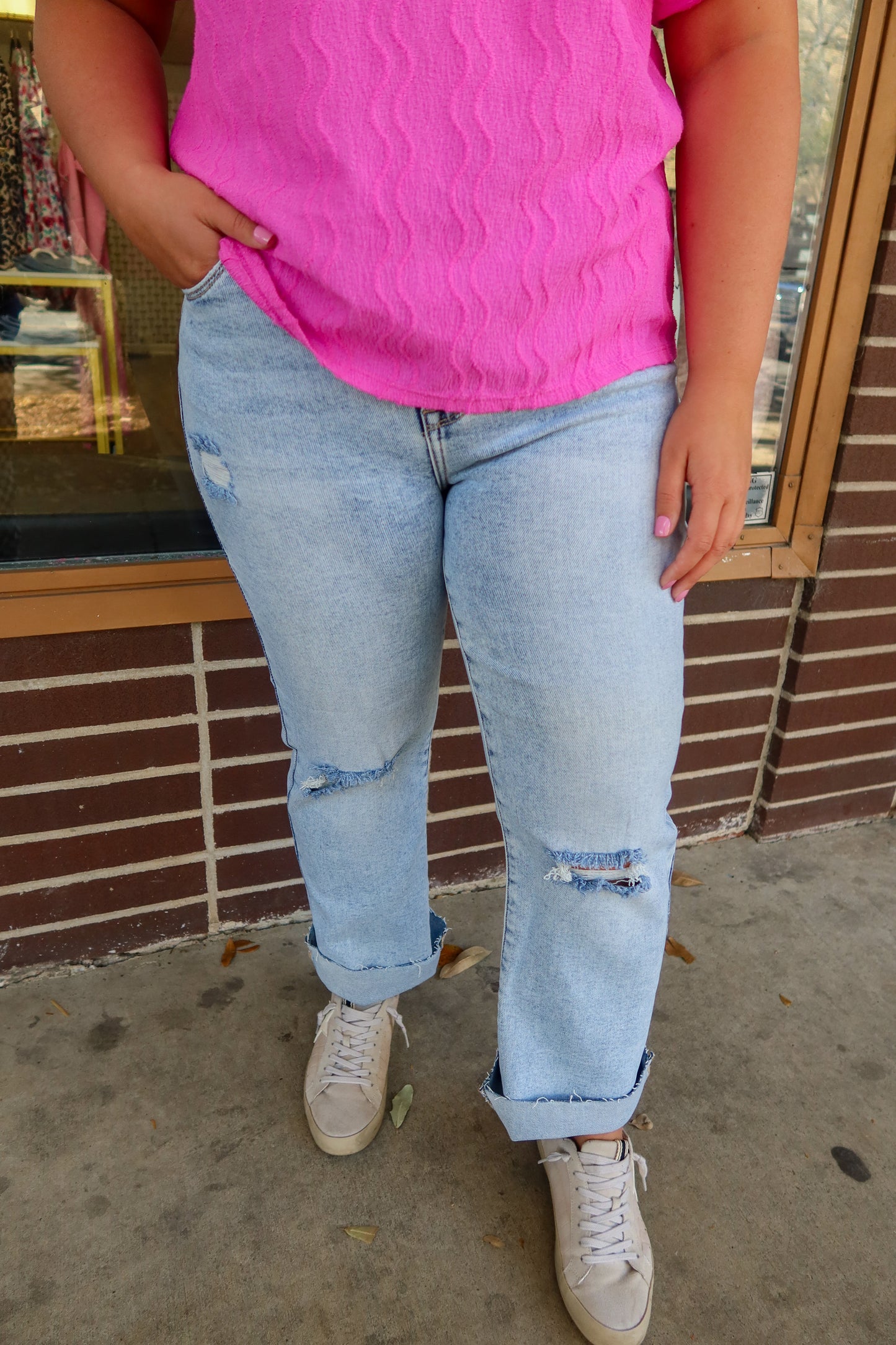 Allie Acid Wash Risen Jeans